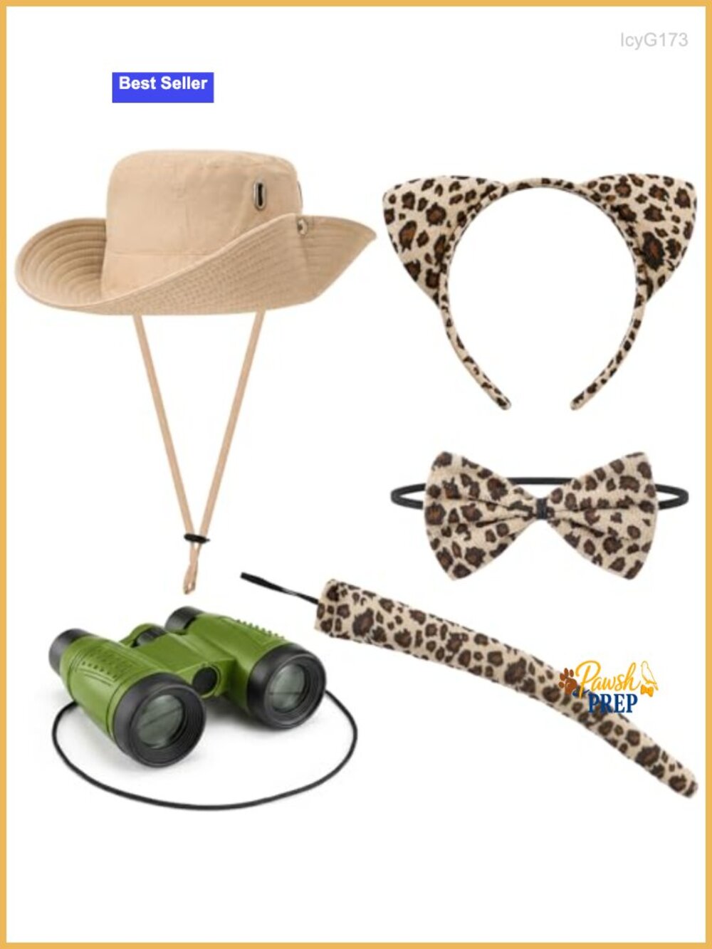 Safari Jungle Costume Set 5pc Hats